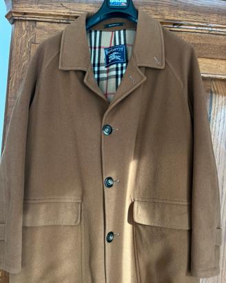 Cappotto Vintage Uomo Burberry check Lana anni 80