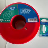 Cavo coassiale TV con spinotto