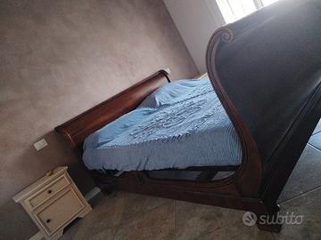 Letto a barca in legno 