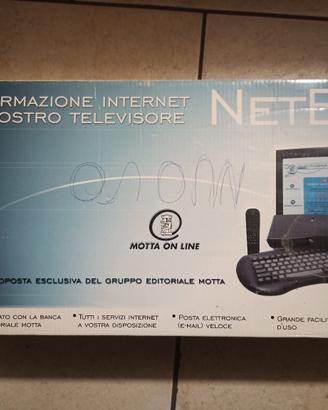 Consolle netbox vintage della enciclopedia Motta 