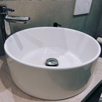 Lavandino tondo in ceramica