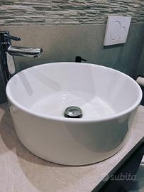Lavandino tondo in ceramica
