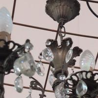 lampadario in ferro battuto