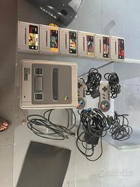 SuperNintendo con giochi funzionanti