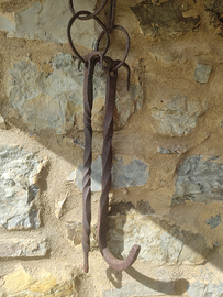 Doppio gancio catena camino