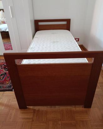 Letto singolo con materasso 