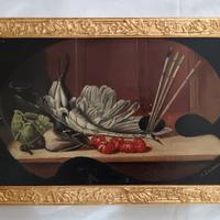 quadro dipinto antico olio su tela 