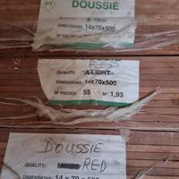 parquet doussie red 25€ al mq