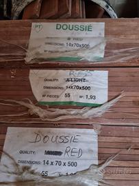 parquet doussie red 25€ al mq