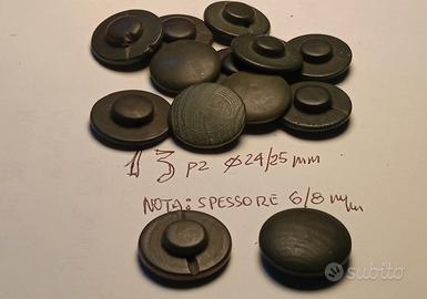 Bottoni Gv grandi militari in legno