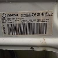 Ricambi per  lavatrice INDESIT mod. IWC 61251 ECO