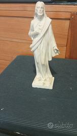 Statuetta Gesù Sacro Cuore in alabastro –