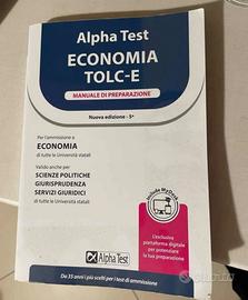 TOLC Alpha Test Economia TOLC-E   -    5a edizione