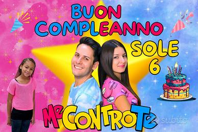 Striscione COMPLEANNO ME CONTRO TE 150X100 Persona