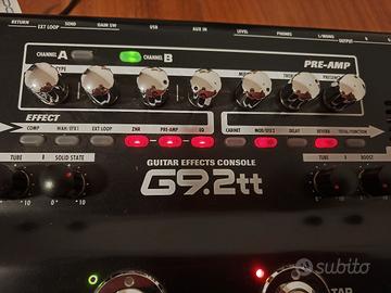 Pedaliera Zoom G9.2TT Valvolare – Nuova