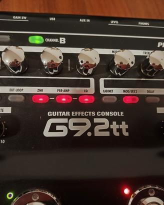 Pedaliera Zoom G9.2TT Valvolare – Nuova