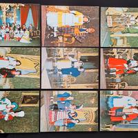 Cartoline collezione maschere astigiane Asti 9pz