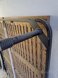 Rete metallica Matrimoniale con doghe in legno 