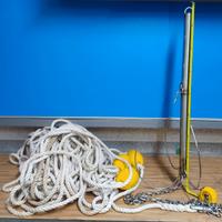 Ancora in acciaio inox smontabile completa di cima