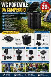 WC Portatile da Campeggio 28x33x30 cm