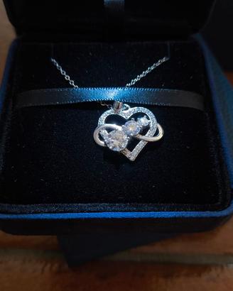 Ciondolo argento sterling 925 placcato oro. Nuovo