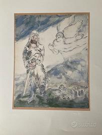 Litografia Marc Chagall ed. Speciale 52x37 cm