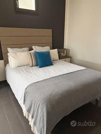 Letto francese 190x140 cm con materrasso memory