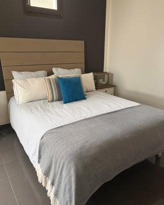 Letto francese 190x140 cm con materrasso memory