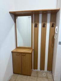 Scarpiera con appendiabiti