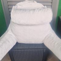 CUSCINO E SUPPORTO SCHIENALE LETTO MEMORY FOARM