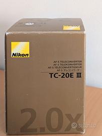 Nikon AF-S Teleconverter TC-20E III 2x con scatola
