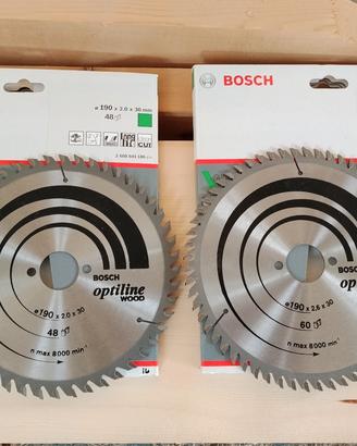 Bosch (x2) lama circolare 190mm legno