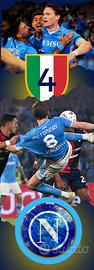 STRISCIONE 20 NAPOLI IN PVC 70x200CM 4 scudetto