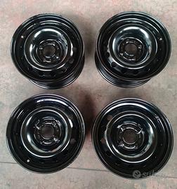 Cerchi Ferro Ford Fiesta Raggio 14 4 Fori 4 Pezzi