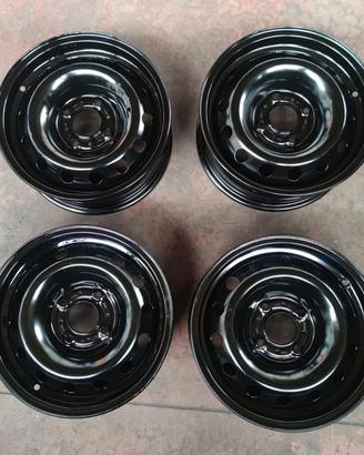 Cerchi Ferro Ford Fiesta Raggio 14 4 Fori 4 Pezzi