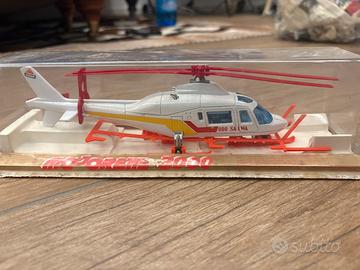 Elicottero vintage pubblicitario oro saiwa