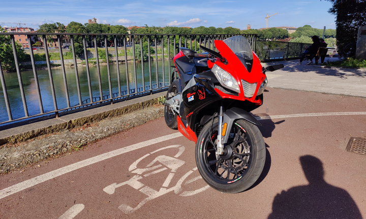 Aprilia RS4 50 con motore TM 125 da kart 40cavalli