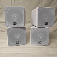 Casse Pyle Home bianche – set da 4 altoparlanti