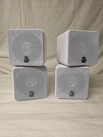 Casse Pyle Home bianche – set da 4 altoparlanti