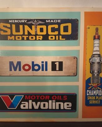 Pubblicità vintage garage retrò