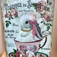 Affiche decorativa metallo