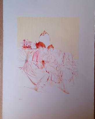 Grafica d'Arte G.Falconi 50x70 – Figure sul divano
