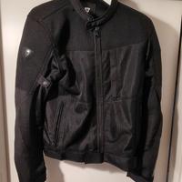 giacca moto traforata