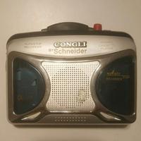 Walkman Congli
Recorder SchneiderCassette
Musica