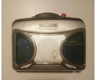 Walkman Congli
Recorder SchneiderCassette
Musica