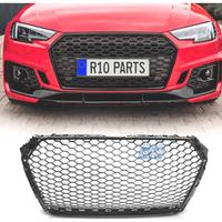 GRIGLIA PER AUDI A4 B9 15-19 LOOK RS NERO LUCIDO