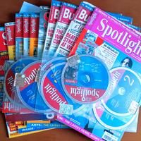 Set 10 riviste Spot light + CD audio 🇬🇧