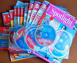 Set 10 riviste Spot light + CD audio 🇬🇧