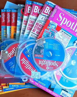 Set 10 riviste Spot light + CD audio 🇬🇧