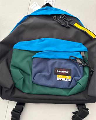 Zaino Eastpak nero blu e verde 40x30x23cm
